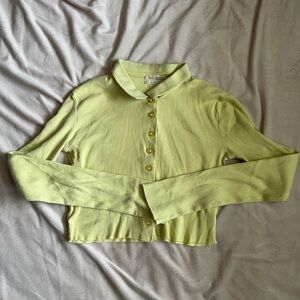 Urban Outfitters Ribbed Cardigan Shirt